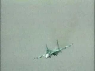 НЛО уничтожает Су-27.