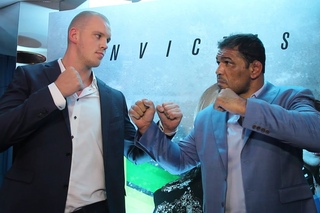 UFC 190 media day staredowns