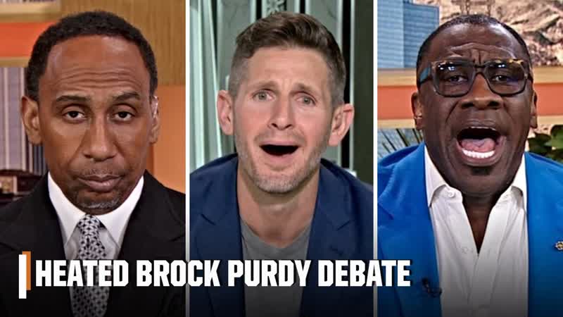 FLABBERGASTED Shannon Sharpe Dan Orlovsky GO AT IT over Brock Purdy , First