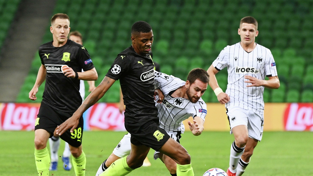 Краснодар - Паок, 2:1. Кайо