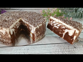 Незабываемо вкусный торт “ВОЗДУШНЫЙ“! Меренгово-шоколадный! Бюджетно и быстро!