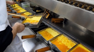 100년된 일본 계란 오믈렛 전문점 / 100-year-old egg omelet shop in japan