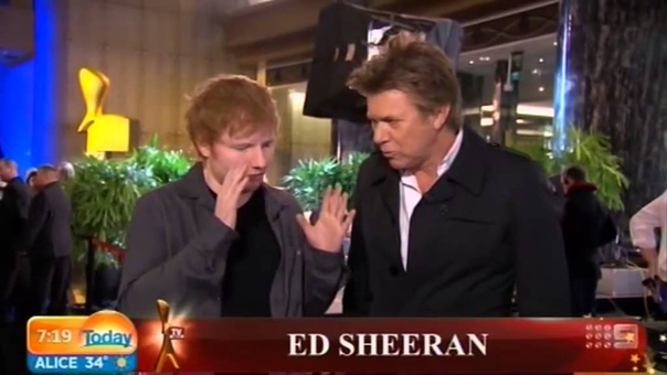 Ed Sheeran Australian Morning Show Interview Channel
