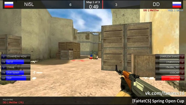 o Xx , , Fa Hat CS Spring Open Cup , , Map, 1: de tuscan , , Ni5 L 16 VS 10