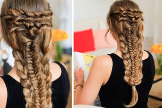 Layered Braid Hair Tutorial