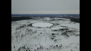 Нижегородские леса. Так выглядит озеро ШУМСКОЕ зимой. НОЧЬ в ЛЕСУ в - 17. Лыжный поход (4K)