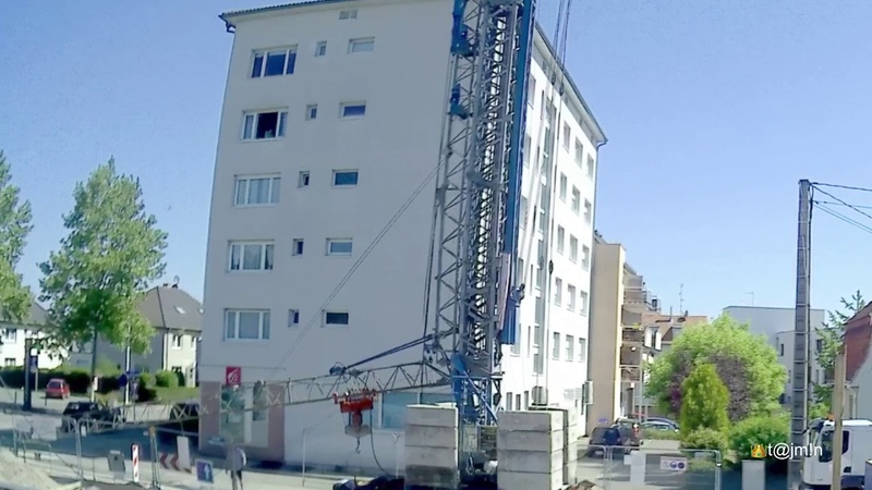 Self erecting tower crane Pekazett CK 4112 time