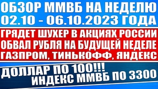 Гигантский обзор рынка / Грядёт шухер в акциях России / Обвал рубля на следующей неделе! Как жить!
