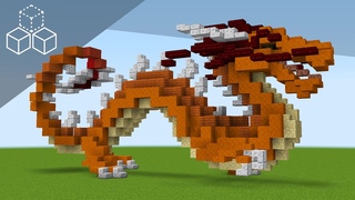 How to Build a Chinese Dragon (Advanced) | Minecraft Tutorial