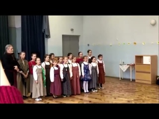 Смотр детских фольклорных ансамблей. “Ильинская пятница“
