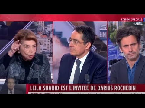 MAGNIFIQUE Leila Shahid ( Palestine) Dézingue 2 Serpillières