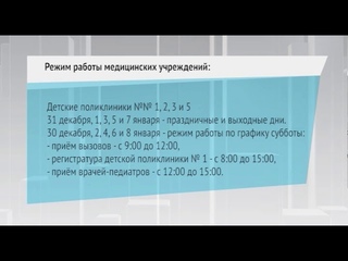 РЕЖИМ РАБОТЫ БОЛЬНИЦ