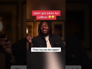 Jalen wasnt letting LeBron off easy