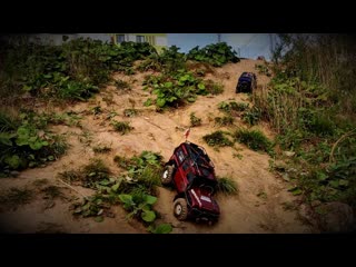 Traxxas TRX4 Defender покоряет подъем