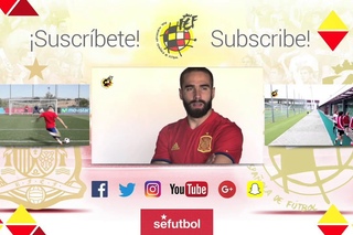 No te pierdas el golazo de Dani Carvajal en el entreno con la Selección española