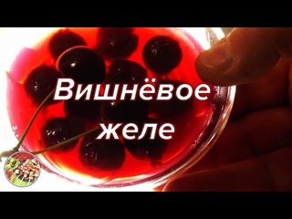 Вишнёвое желе. Просто, вкусно, недорого.