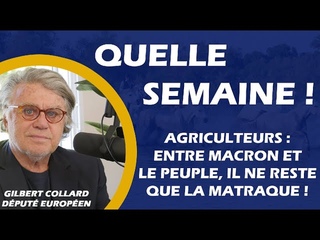 🔴 AGRICULTEURS : ENTRE MACRON ET LE PEUPLE, IL NE RESTE QUE LA MATRAQUE !