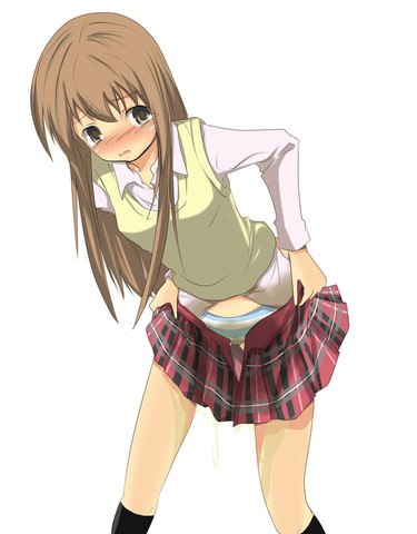 Tugging schoolgirl first time pee