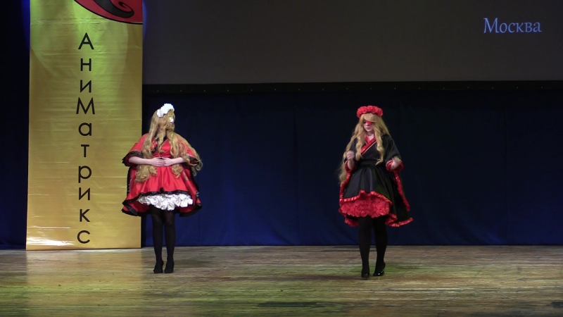 1. 74 Original: Doll in black, Doll in red Дети Кукурузы: Konhen,
