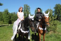 Летние фотосессии с участием лошадей