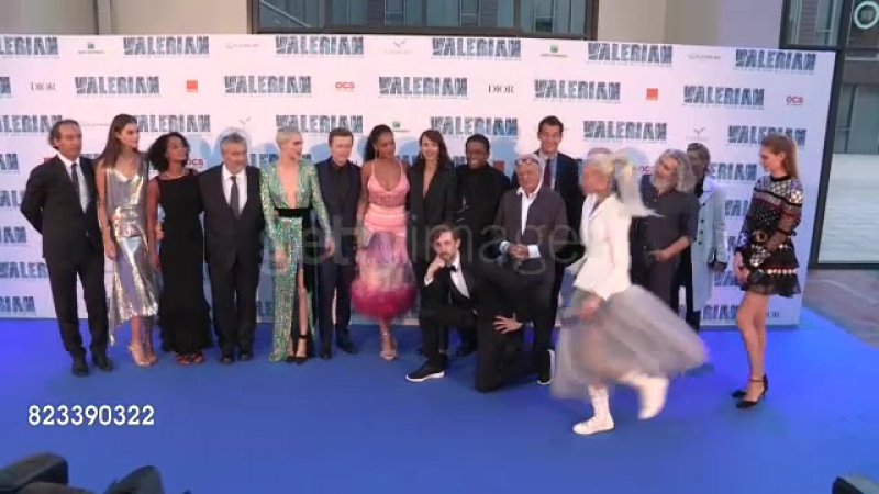 Sasha Luss at the Valerian premiere in Saint