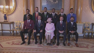 The Queen and Prince Harry meet cricket captains ahead of World Cup