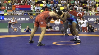 GOLD FS - 92 kg: B. TOTH (HUN) v. J. COX (USA)