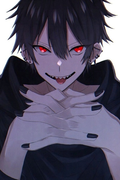 Evil anime boy