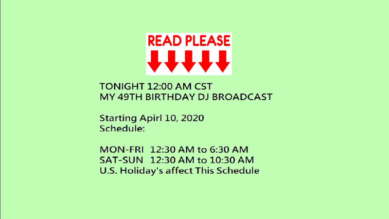 My 49th Birthday DJ Broadcast ( PARTY