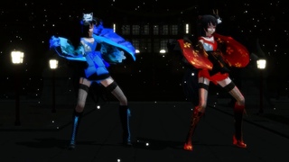 MMD Yoiyoi Kokon - Kimiko and Aska