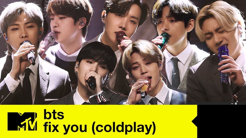BTS Performs Fix You ( Coldplay Cover), MTV Unplugged Presents:
