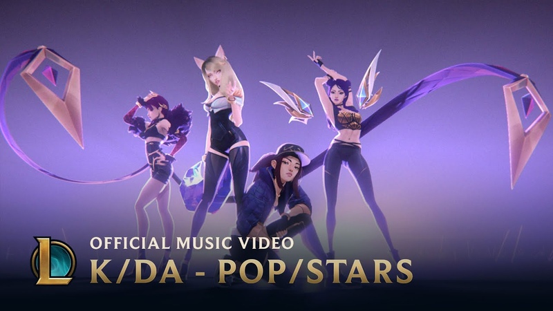 K, DA POP, STARS (ft. Madison Beer, ( G) I DLE, Jaira Burns), Music Video League of