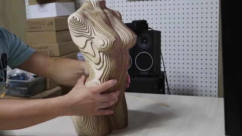 Женское тело dxf
