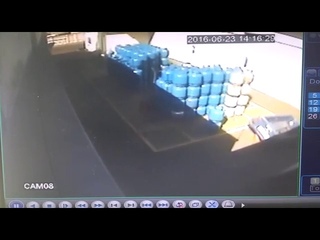 Colapso de Botijão cheio em revenda de Gás GLP