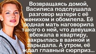 Возвращаясь домой, Василиса подслушала разговор матери с её женихом и обомлела. Её мать наговорила..