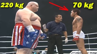 Огромная МОЩЬ в 220 kg VS. Безбашенный Легковес 70 kg ...