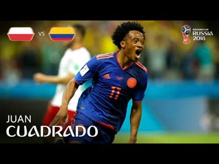 Juan CUADRADO Goal - Poland v Colombia - MATCH 31