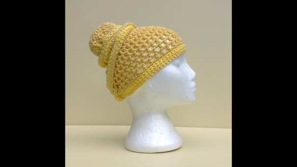 Mesh Head Wrap Hat Crochet