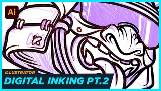 Digital inking pt 2/4 - Illustrator