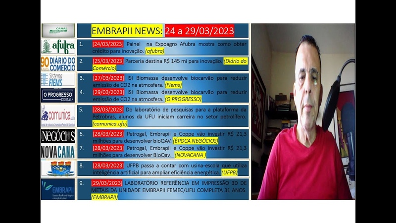 EMBRAPII NEWS:24 a 29, 03, 2023, EMBRAPII, Expoagro, inovação, ISIBiomassa, biocarvão, CO2,