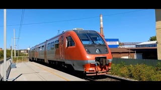 Железная дорога. Рельсовый автобус Ра2-043 с сообщением Балезино-Ижевск