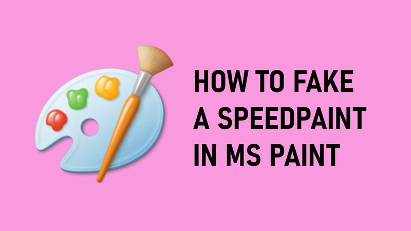 How to Fake a Speedpaint, Timelapse in MS