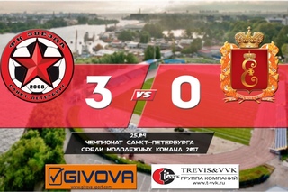 Обзор матча Чемпионата Санкт-Петербурга Звезда - Царское Село - 3:0