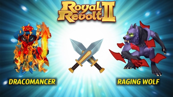 Royal Revolt 2 Troop Combo: Dracomancer + Raging