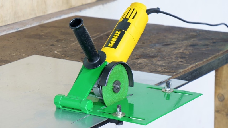 Make A Homemade Circular Saw, Angle Grinder Hack,