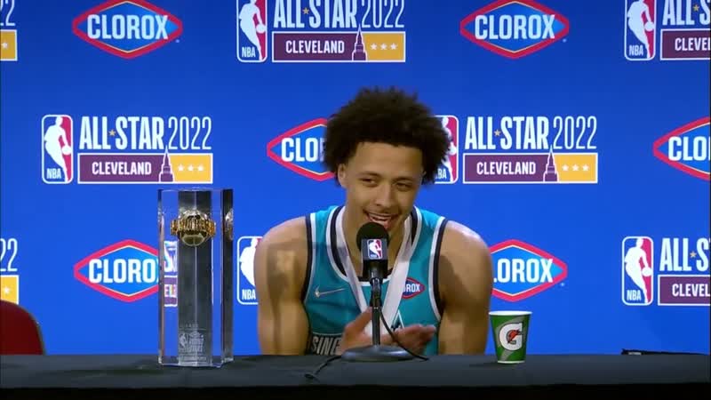Cade Cunningham Full Press Conference After Winning MVP, Clorox Rising