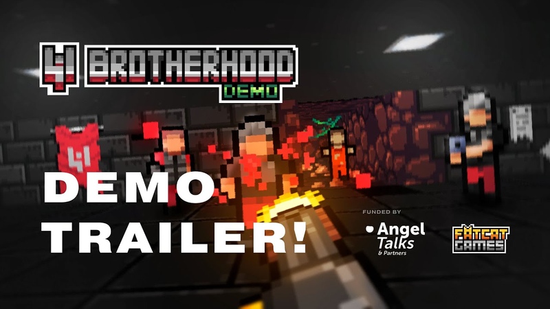 Brotherhood DEMO Trailer, New Wolfenstein 3d inspired retro FPS