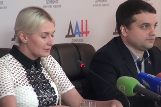 Пресс конференция об украинских военных преступлениях на Донбассе