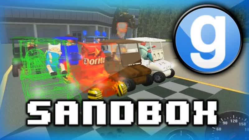 Garrys Mod Sandbox Funny Moments 5 WILDCATs Cooking Show, and Golf Cart Race